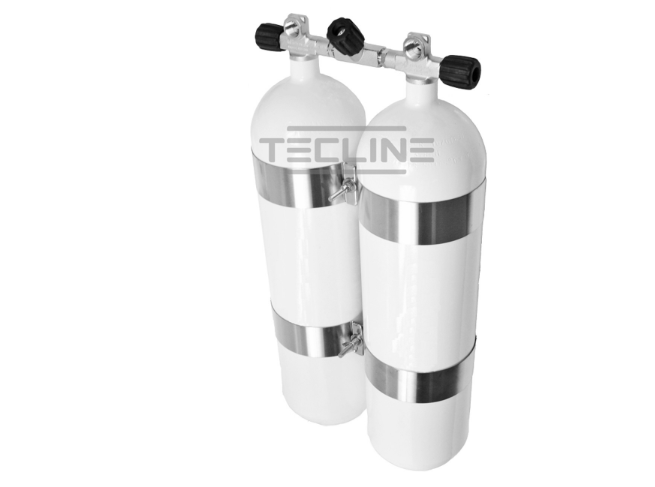 Twin Tank 2x10L 232bar Eurocylinder 171mm
