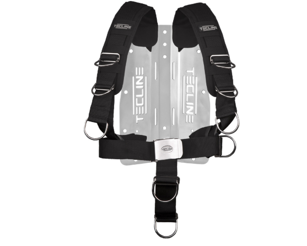 Tecline Harnas Comfort + Back plate RVS 3mm