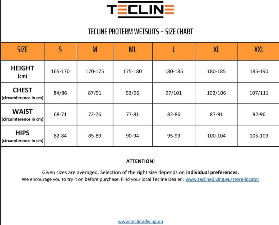 WETSUIT PROTERM TECLINE OVERALL