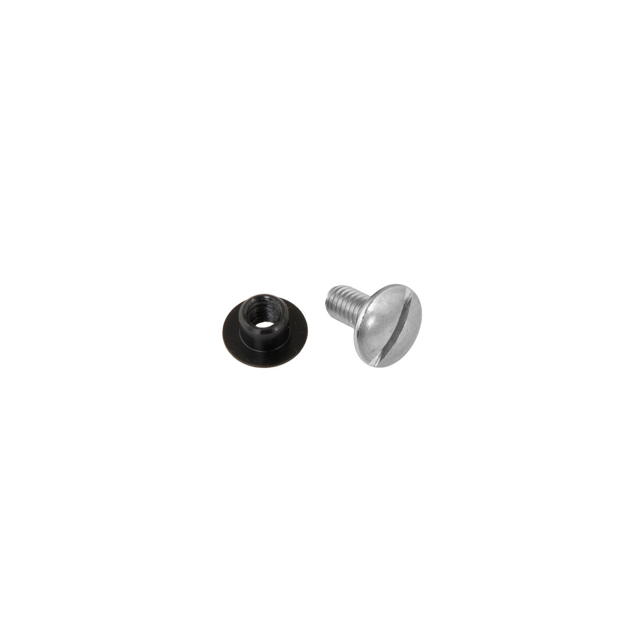 Tecline RVS Bout, lang (14mm) met DELRIN moer