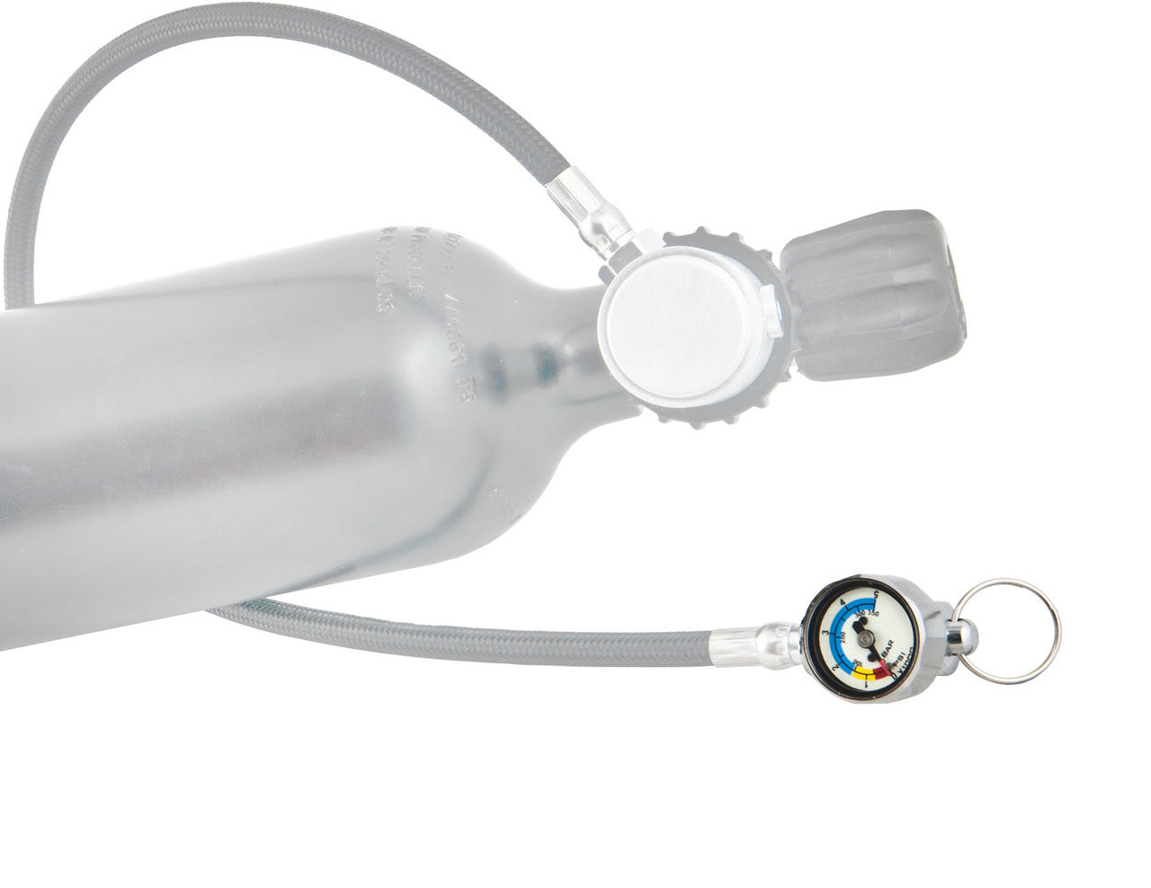 Tecline Manometer voor Hulpfles op HP slang